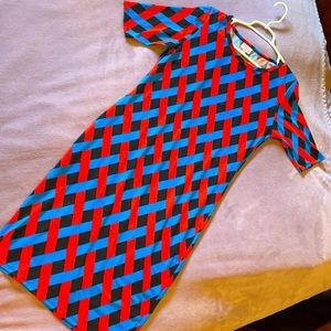 Lularoe elbow sleeve column dress